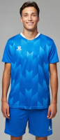 Футбольная форма Kelme Short-Sleeved Football Suit / 8251ZB1003-481 (4XL, синий) - 