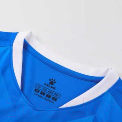 Футбольная форма Kelme Short-Sleeved Football Suit / 8251ZB1003-481 (4XL, синий)