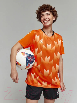 Футбольная форма Kelme Short-Sleeved Football Suit / 8251ZB1003-907 (4XL, оранжевый/черный)