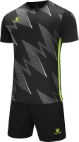 Футбольная форма Kelme Short-Sleeved Football Suit / 8251ZB1004-000 (L, черный) - 