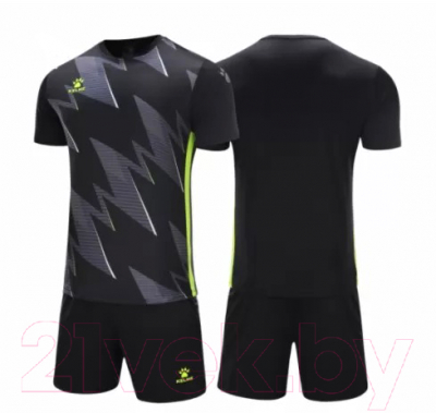 Футбольная форма Kelme Short-Sleeved Football Suit / 8251ZB1004-000 (M, черный)