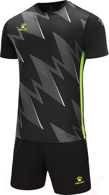 Футбольная форма Kelme Short-Sleeved Football Suit / 8251ZB1004-000 (M, черный)