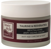 Крем для лица Beauty Style Taurine & Resveratrol Anti Age plus 24 часа Возрождающий (50мл) - 