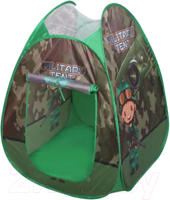 Детская игровая палатка Наша игрушка Военный шатер / CD726-TJ1