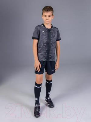 Футбольная форма Kelme Short Sleeve Football Set / 3803098-201 (р. 130, темно-серый)