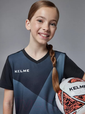 Футбольная форма Kelme Short Sleeve Football Set / 3983509-055 (р. 110, черный)