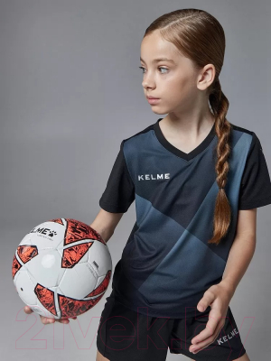 Футбольная форма Kelme Short Sleeve Football Set / 3983509-055 (р. 150, черный)