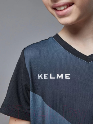 Футбольная форма Kelme Short Sleeve Football Set / 3983509-055 (р. 140, черный)