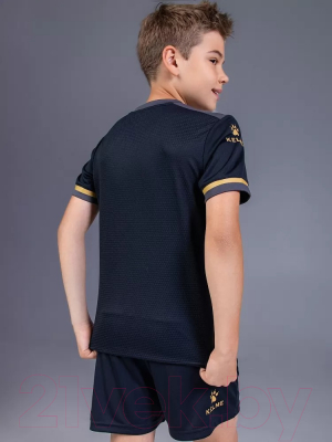 Футбольная форма Kelme Short Sleeve Football Suit / 3873001-037 (р. 140, черный)