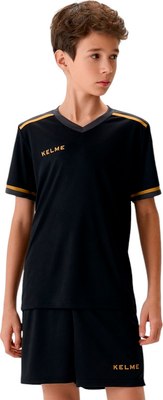 Футбольная форма Kelme Short Sleeve Football Suit / 3873001-037 (р. 150, черный) - 