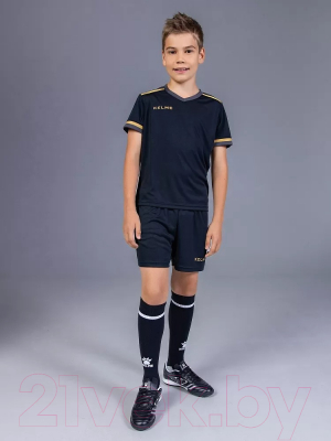 Футбольная форма Kelme Short Sleeve Football Suit / 3873001-037 (р. 150, черный)