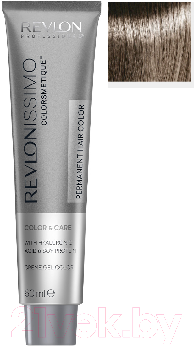 Крем-краска для волос Revlon Professional Revlonissimo Colorsmetique 7.01 (60мл, блондин пепельный)