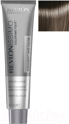 Крем-краска для волос Revlon Professional Revlonissimo Colorsmetique 7.1 (60мл, блондин пепельный)