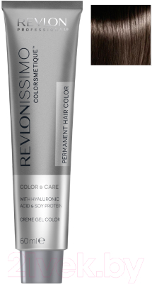 Крем-краска для волос Revlon Professional Revlonissimo Colorsmetique 7.12 (60мл, блондин пепельно-переливающийся)
