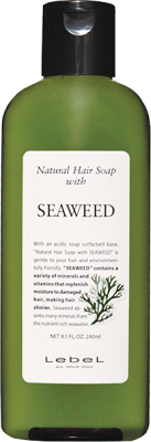 Шампунь для волос Lebel Natural Hair Soap Seaweed Натуральный (240мл)
