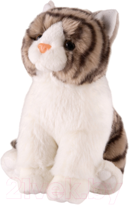 Мягкая игрушка Maxitoys Maxi Life Серый полосатый котик / ML-SO-130222-25-9