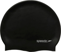 Шапочка для плавания Speedo Flat Silicone Cap / 8-709910001-0001 (черный) - 