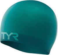 Шапочка для плавания TYR Wrinkle Free Silicone Cap / LCS-342 (зеленый) - 