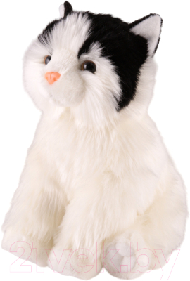 Мягкая игрушка Maxitoys Maxi Life Белый котик с черной мордочкой / ML-SO-130222-25-17