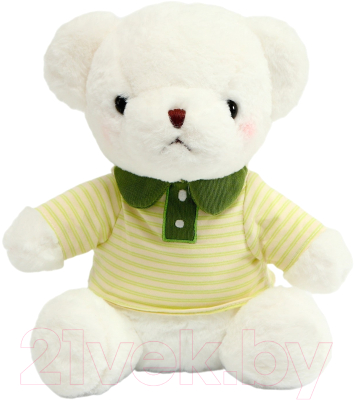 Мягкая игрушка Sima-Land Белый медведь в зеленой кофте / 9826736