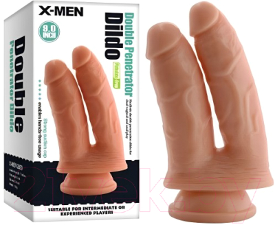 Фаллоимитатор Nlonely X-Men Double Penetrator Dildo / 2850