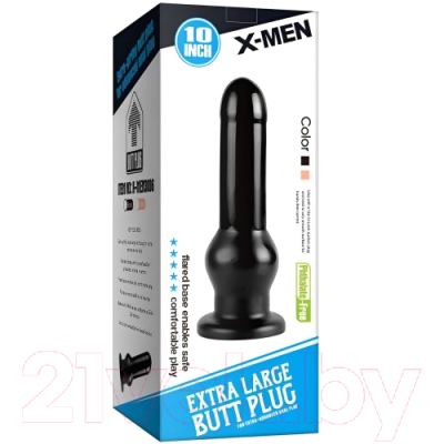 Фаллоимитатор Nlonely X-Men Butt Plug 26 см / 3006