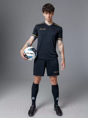 Футбольная форма Kelme Short Sleeve Football Uniform / 3871001-037 (M, черный)