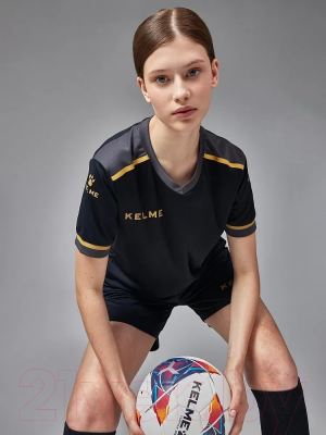 Футбольная форма Kelme Short Sleeve Football Uniform / 3871001-037 (M, черный)