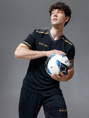 Футбольная форма Kelme Short Sleeve Football Uniform / 3871001-037 (S, черный)