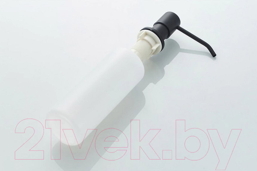 Мойка кухонная со смесителем БелЭворс New Lux R + смеситель W74004-2 + дозатор L405F (черный) — фото 4