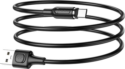 Кабель Borofone BX41 Amiable AM-Type-C (1м, черный) - 