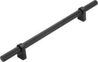 Ручка для мебели Cebi A1260 Striped MP24 (224мм, черный) - 