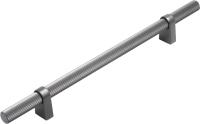 Ручка для мебели Cebi A1260 Striped PC27 (224мм, антрацит полимер) - 