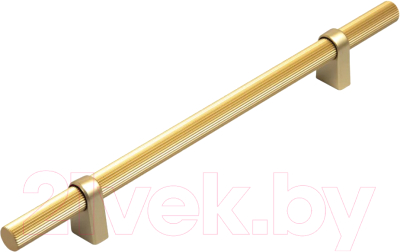 Ручка для мебели Cebi A1260 Striped PC35 (224мм, матовое золото полимер)
