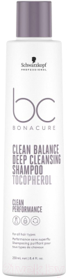 Шампунь для волос Schwarzkopf Professional Bonacure Scalp Therapy Deep Clean (250мл)