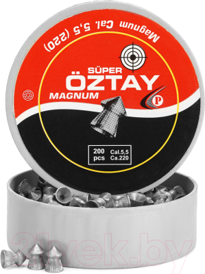 Пульки для пневматики Oztay Super Magnum 5.5 (200шт)