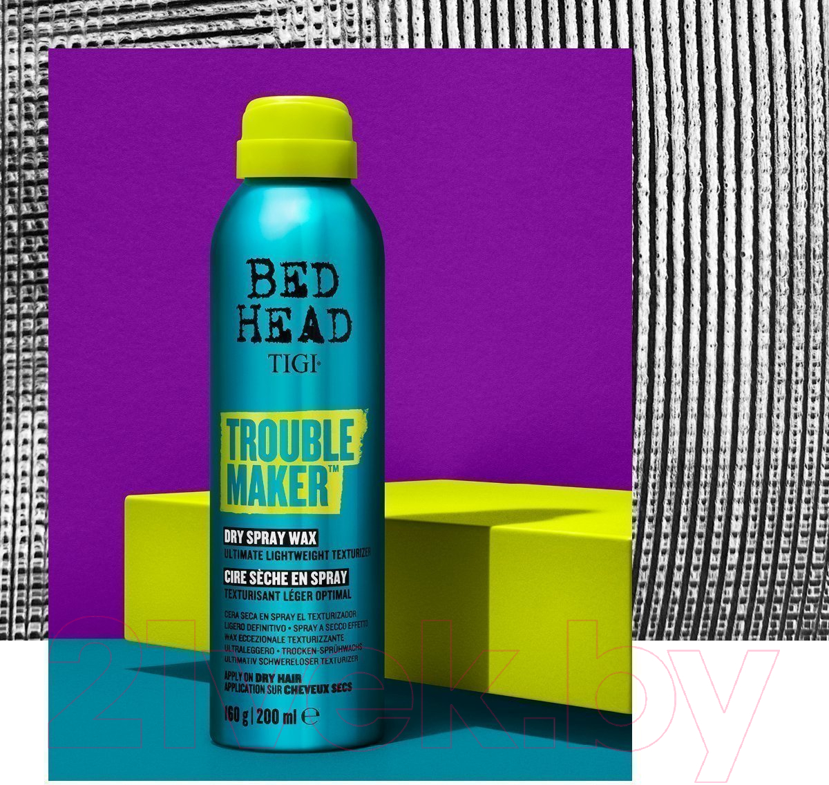 Спрей для укладки волос Tigi Bed Head Trouble Maker Dry Spray Wax Texture Finishing Spray