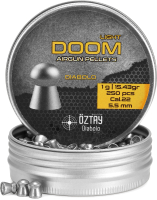 Пульки для пневматики Oztay Doom Light Diabolo 5.5 (250шт) - 