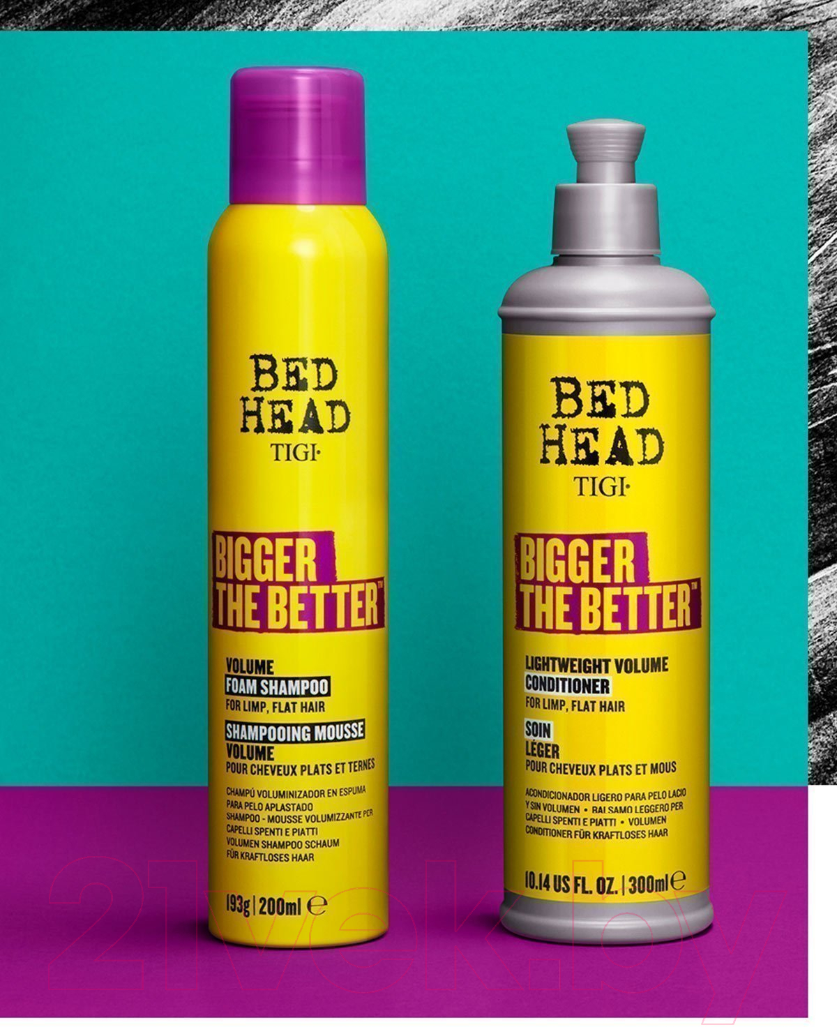 Шампунь для волос Tigi Bed Head Bigger The Better Для объема волос