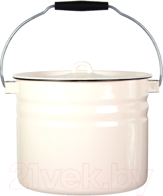 Изображение товара Ведро Лысьвенские эмали Жемчужный С-1221Ц/Жм
