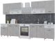 Готовая кухня Горизонт Мебель Trend 2600 (белый/бетон) - 