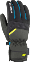 Перчатки лыжные Reusch Bradley R-Tex XT / 6101265-6682 (р-р 10.5, Dark Granite/Safety Yellow) - 