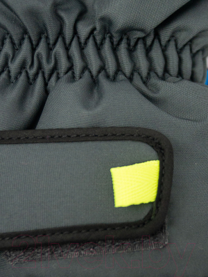 Перчатки лыжные Reusch Bradley R-Tex XT / 6101265-6682 (р-р 10.5, Dark Granite/Safety Yellow)