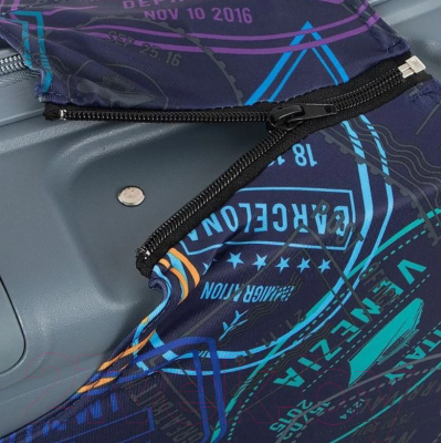 Чехол для чемодана Grott 210-LCS853-S-DCL (Dark Color)