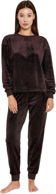 Комплект домашней одежды Mark Formelle 592327 (р.164/170-84-90, темно-коричневый)