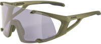 Очки солнцезащитные Alpina Sports Hawkeye Q-Lite V/ A86901-71 (оливковый/пурпурный) - 