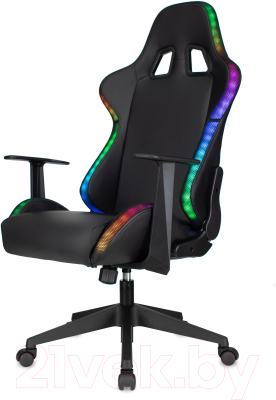 Кресло геймерское Бюрократ Zombie Game RGB (черный)