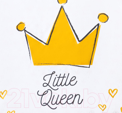 Комплект постельного белья Этель Little Queen 1.5сп / 4855302