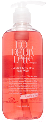 Гель для душа L'odeurlette In England Colorfit Cherry Fleur Body Wash (500мл)
