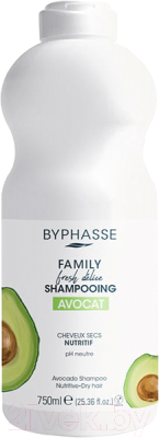 Шампунь для волос Byphasse Family Авокадо Для сухих и поврежденных волос (750мл)
